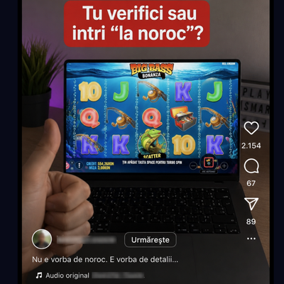 Big Bass Bonanza pe ecran — Tu verifici sau intri 'la noroc'?